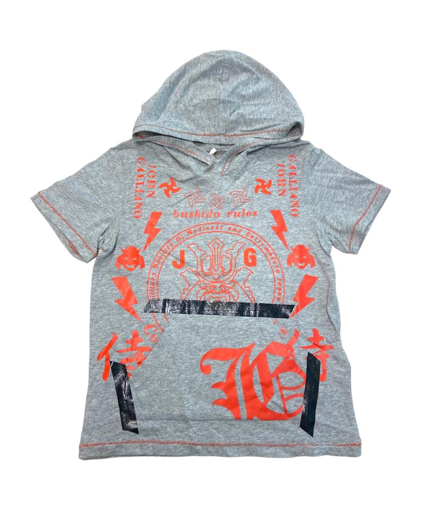 John Galliano Kapüşonlu T-shirt 00525