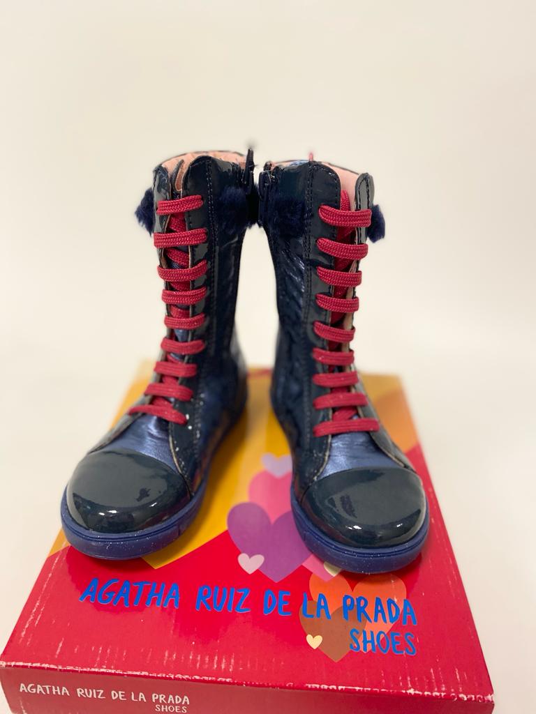Agatha Ruiz De La Prada Çizme Mavi Lacivert