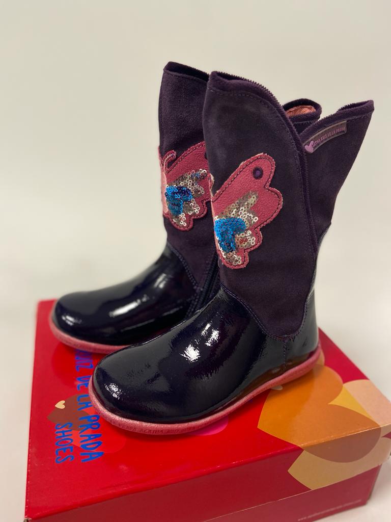 Agatha Ruiz De La Prada  Çizme Mor