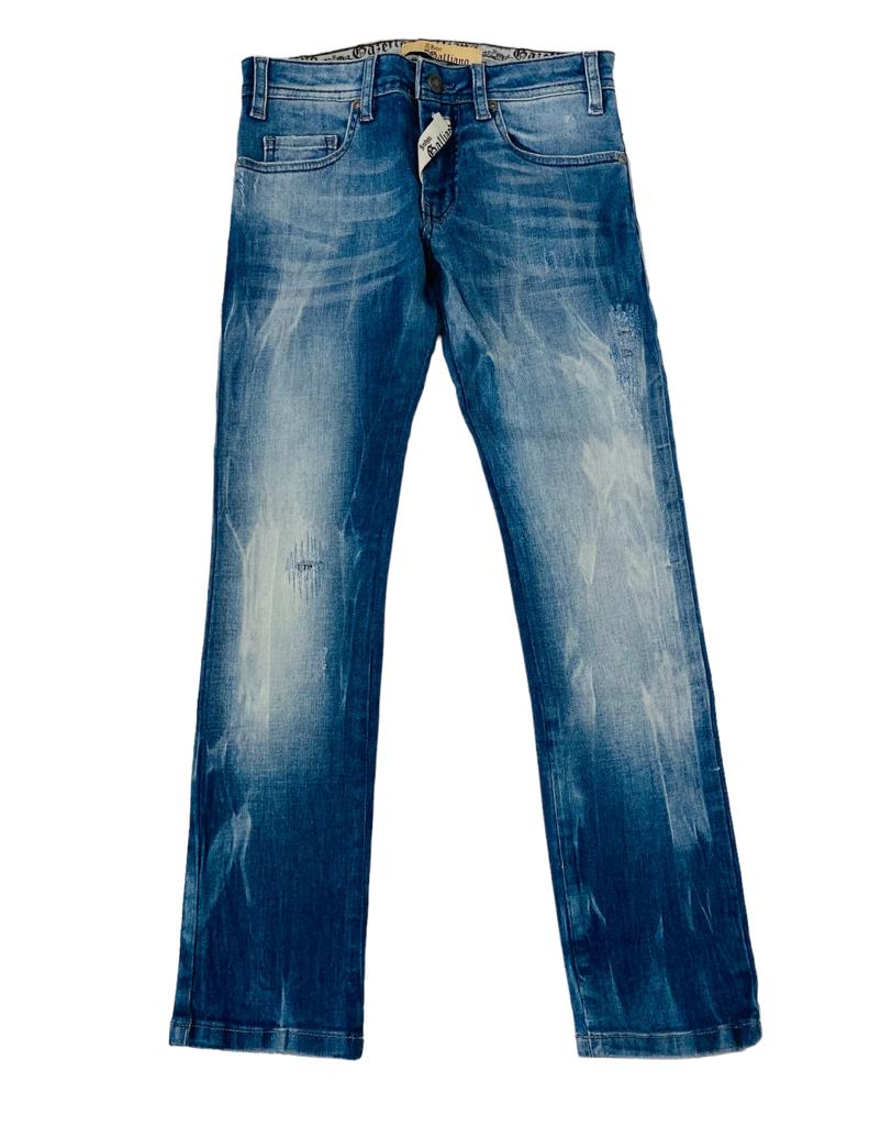 John Galliano Kot Pantolon Mavi