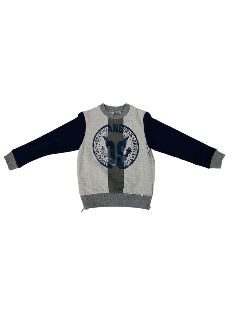 Grant Garçon Sweatshirt Lacivert Gri