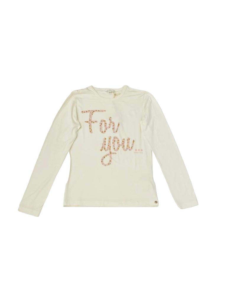 Miss Grant Siyah T-Shirt Krem