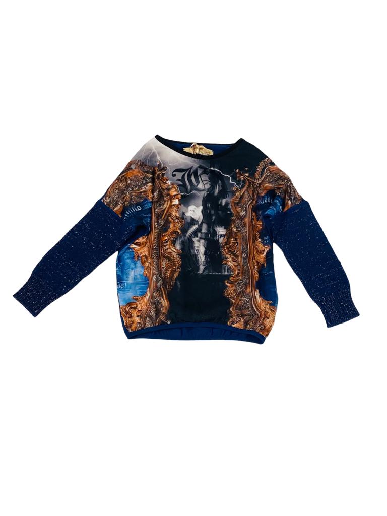 John Galliano T-shirt Lacivert