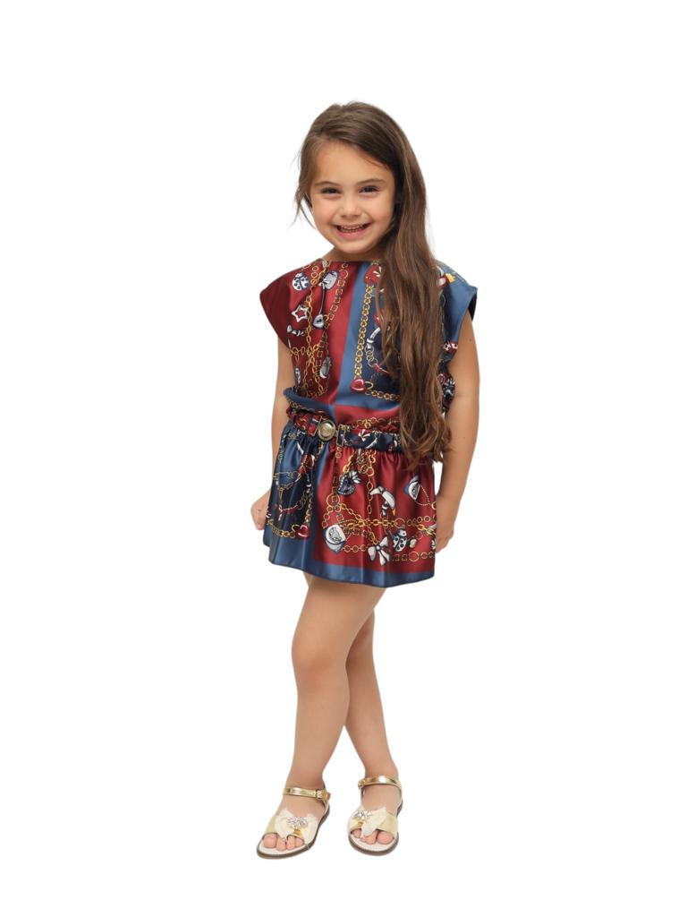Miss Grant Elbise Zincir Desenli