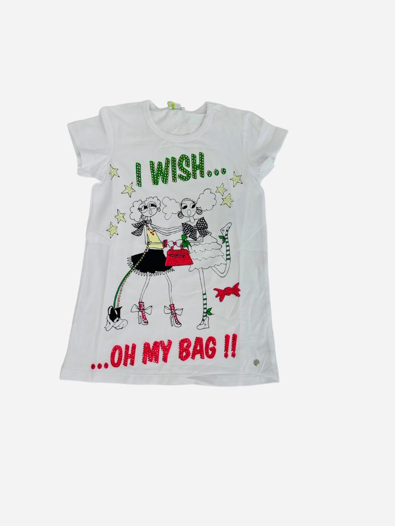 Miss Grant T-shirt Taşlı