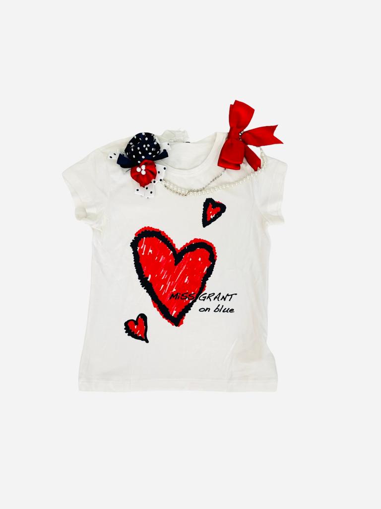 Microbe & Miss Grant T-shirt Desenli