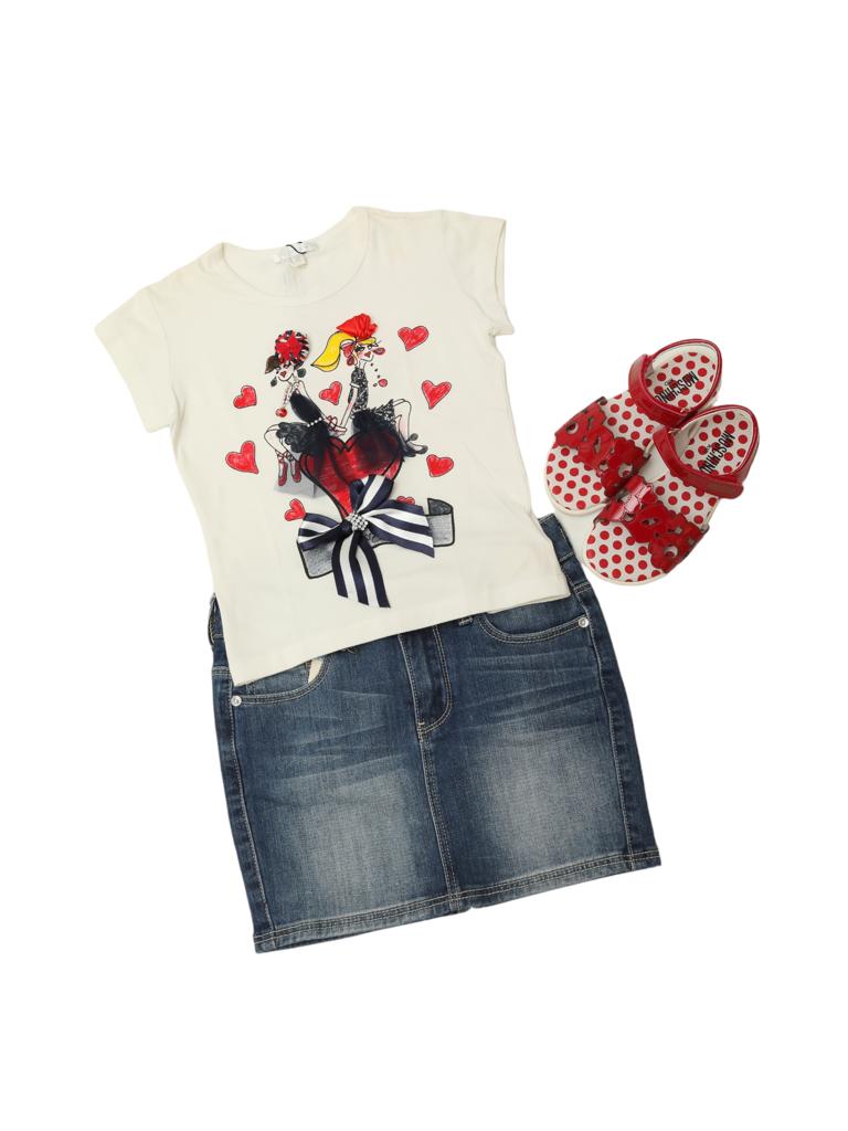 Miss Grant T-shirt Desenli