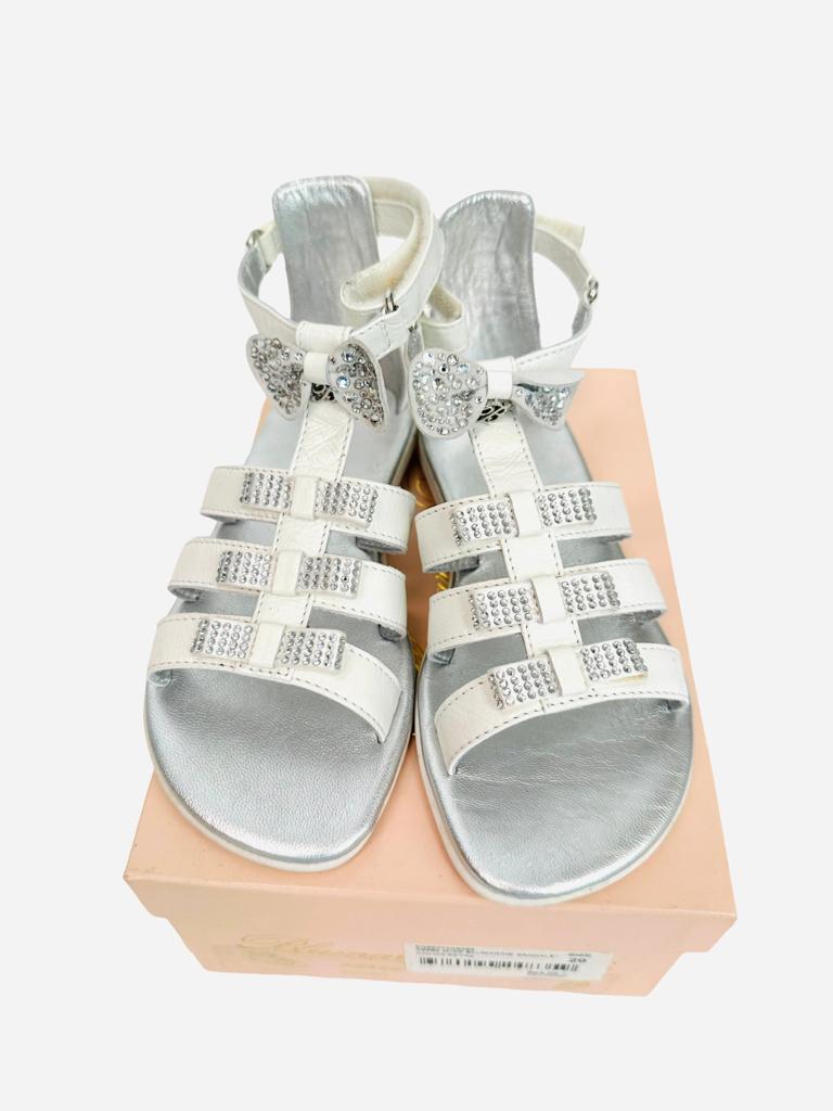 Miss Blumarine Sandalet Beyaz